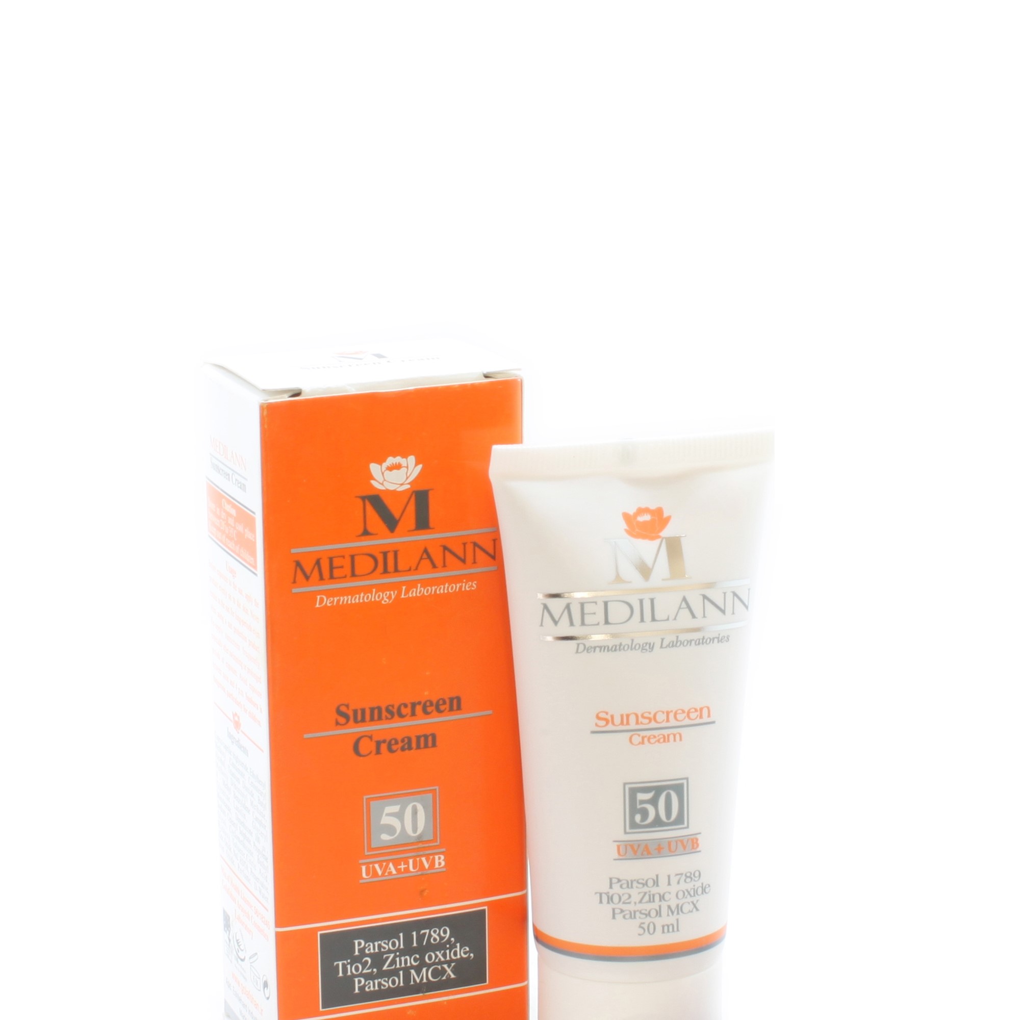 کرم ضد آفتاب رنگی SPF 50 مدیلن